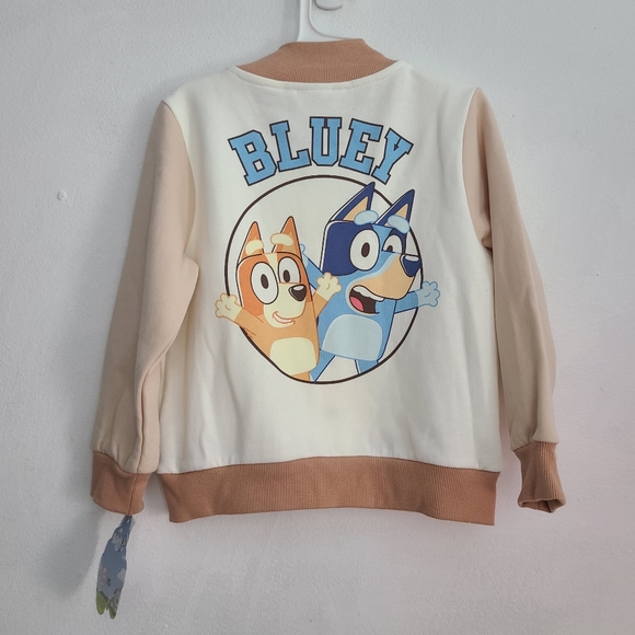 Disney Jackets & Coats Bluey Toddler Girls Varsity Bomber Jacket